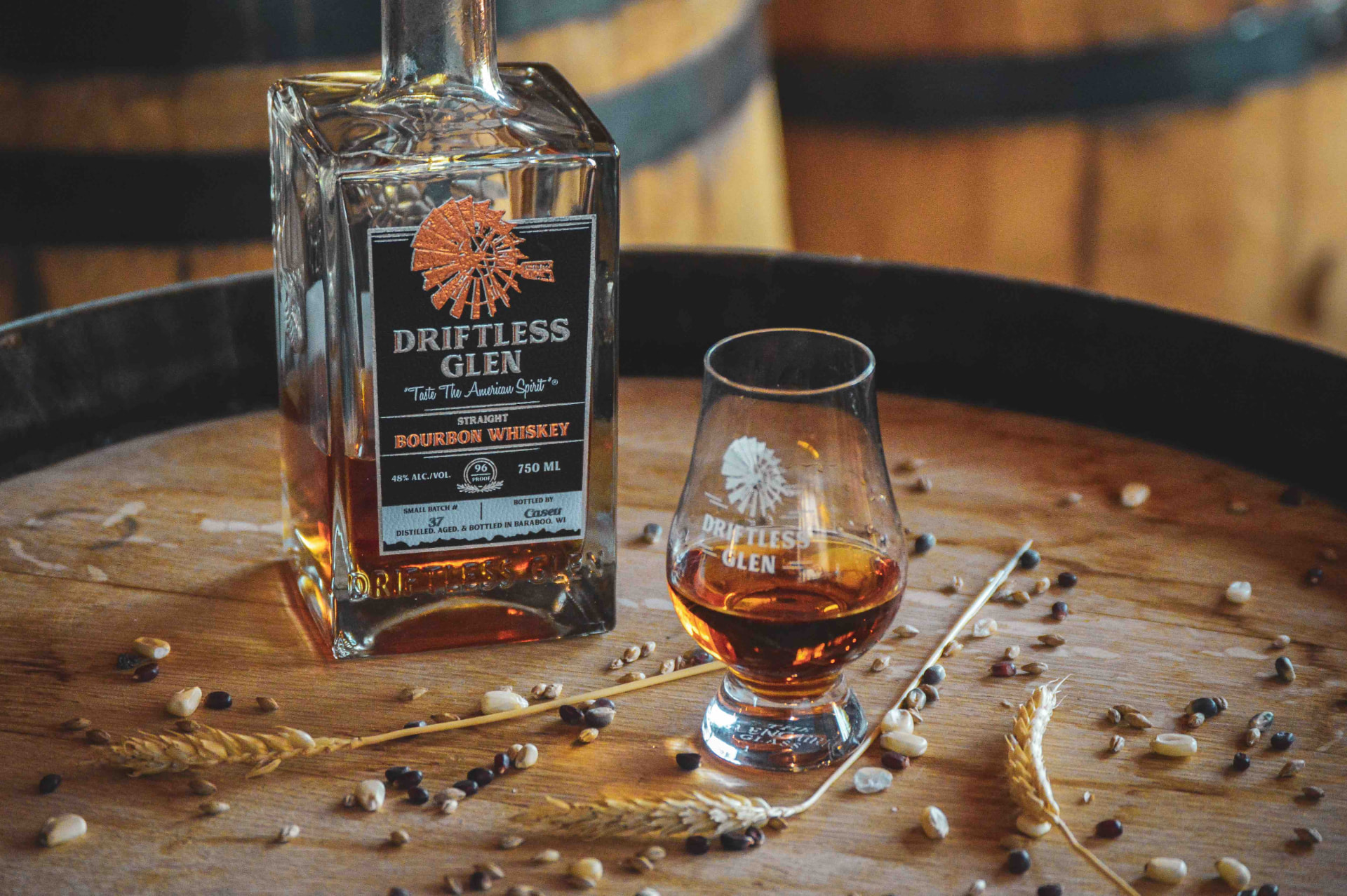 Bourbon in a Glencairn glass